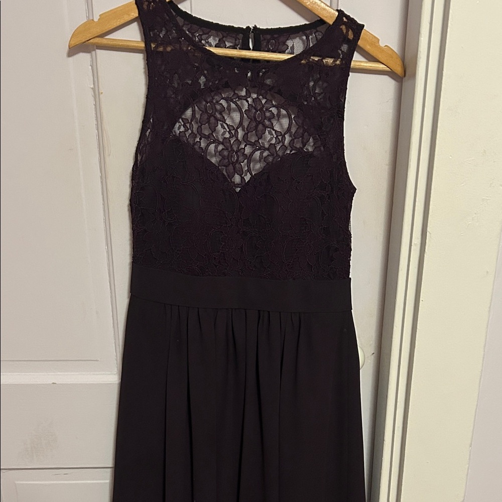 Bill Levkoff Eggplant Purple Formal Dress